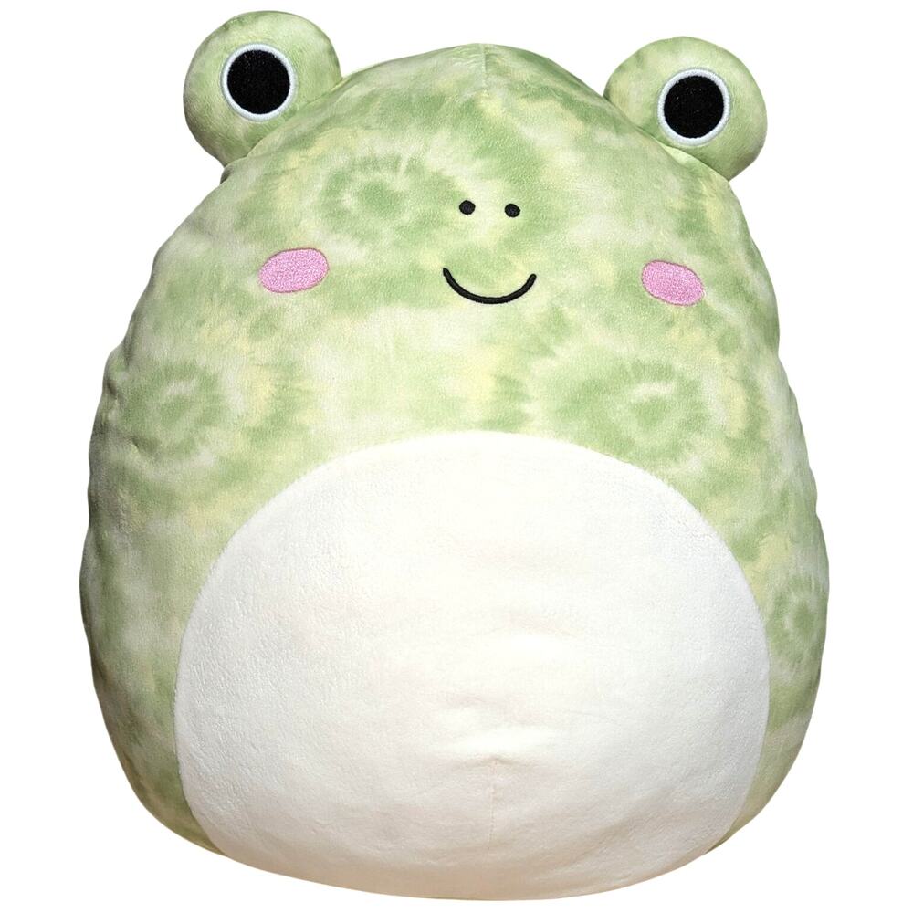 Squishmallows Wendy Frog Green Tie Dye Plush Stuffed Animal Toy 16" Cute Soft